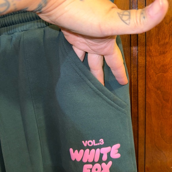 White Fox Offstage Sweatpants in Pine - Picture 5 of 8